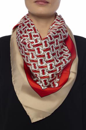 Logo-printed silk shawl, zdjęcie 2 Logo-printed silk shawl od Burberry